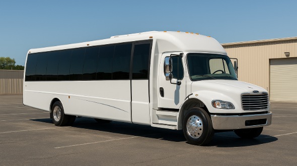 Exterior of Sioux Falls Party Bus Company's 28 Passenger Party Bus in Sioux Falls