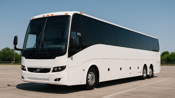 Exterior of Charter Bus Company Omaha's 50 Passenger Party Bus in Omaha