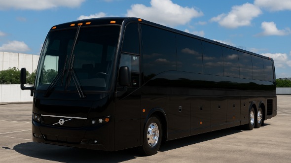 Exterior of Charter Bus Company Sioux City's 50 Passenger Party Bus in Sioux City